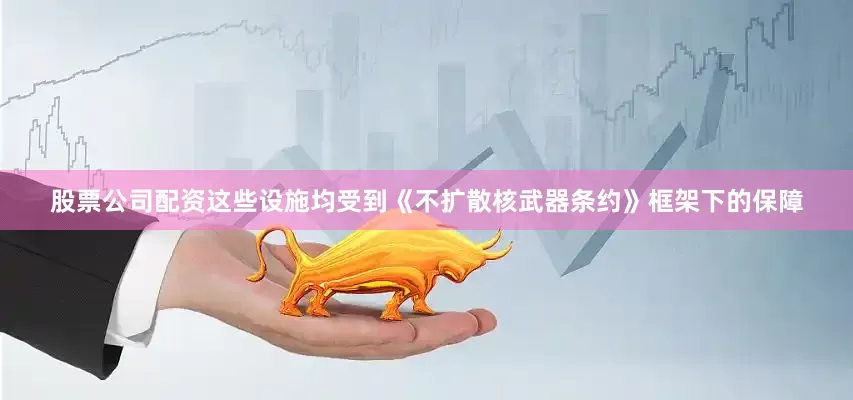 股票公司配资这些设施均受到《不扩散核武器条约》框架下的保障