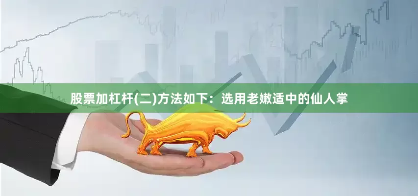 股票加杠杆(二)方法如下：选用老嫩适中的仙人掌